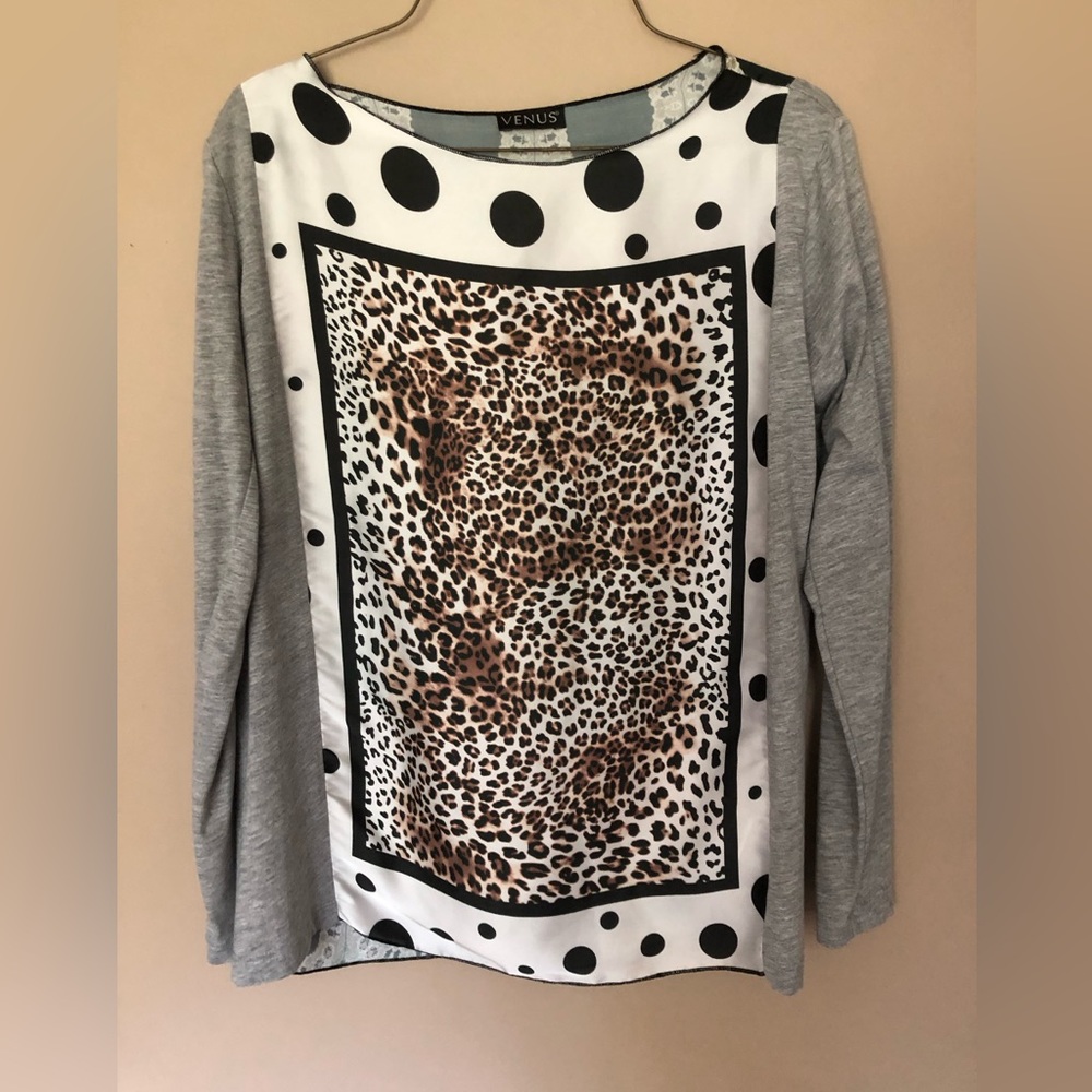 Venus polyester print blouse